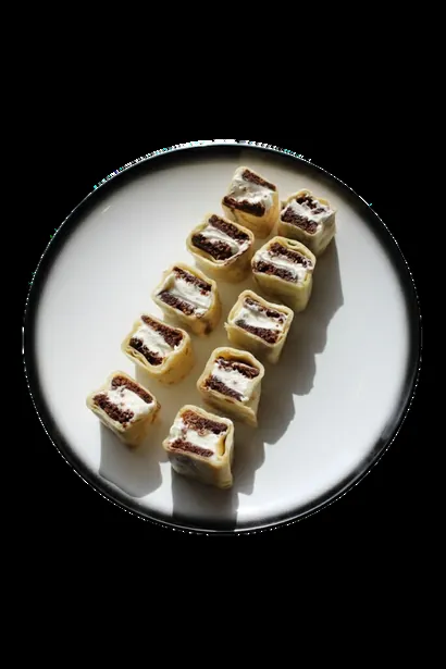 Crêpe Sushi Brownie